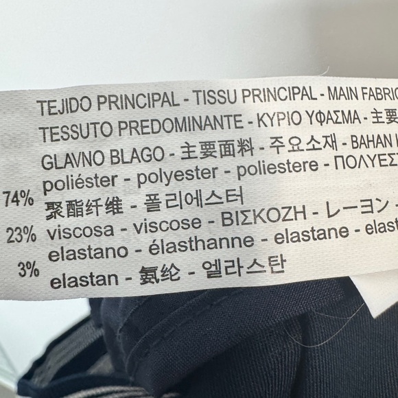 Zara Navy Casual Dress Trousers - Picture 4 of 11